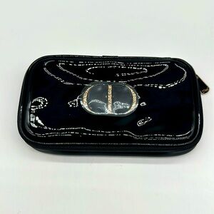 Christian Dior beauty patent leather beauty pouch